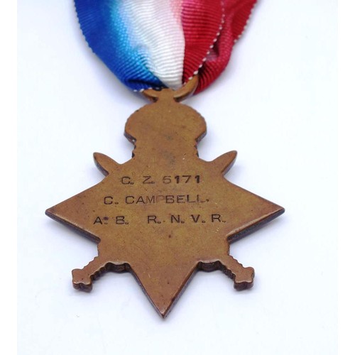 330 - 1914-15 STAR TO CAMPBELL R.N.V.R