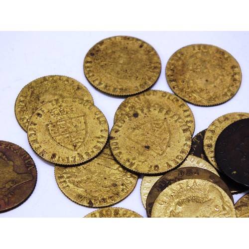 347 - 20 HALF GUINEA GAMING TOKENS