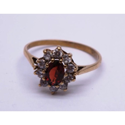 403 - TESTED TO 9 CARAT GOLD 1.49g RING UK SIZE K