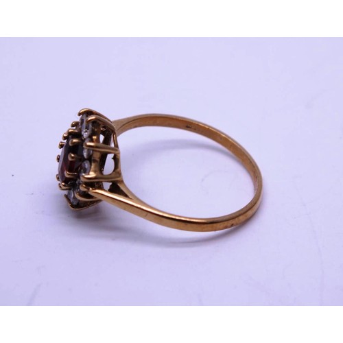 403 - TESTED TO 9 CARAT GOLD 1.49g RING UK SIZE K