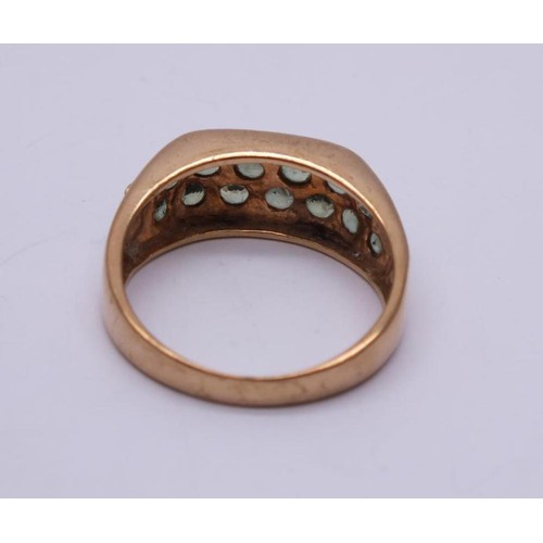 411 - 9ct GOLD RING 4g UK SIZE Q