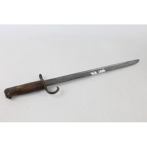 57 - WW2 JAPANESE Bayonet w/ Wooden Handle