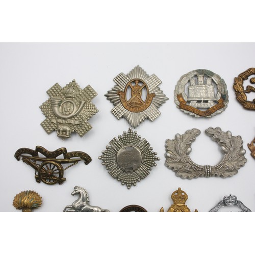 70 - 30 x Assorted Vintage MILITARY BADGES Inc Scottish, Welsh, German, English Etc