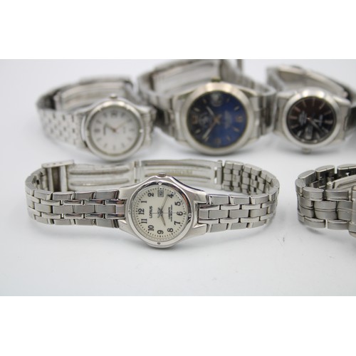 131 - 8 x Ladies Quality WRISTWATCHES Quartz WORKING Inc. Sekonda, Seiko Etc