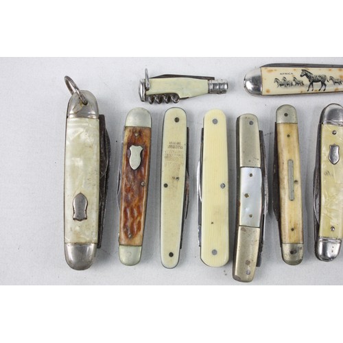 157 - 12 x Assorted POCKET KNIVES / TOOLS Inc Antique, Vintage, Multi-Tool Etc