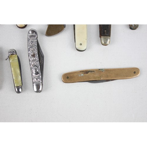 191 - 12 x Assorted POCKET KNIVES / TOOLS Inc Antique, Vintage, Multi-Tool, Miniature