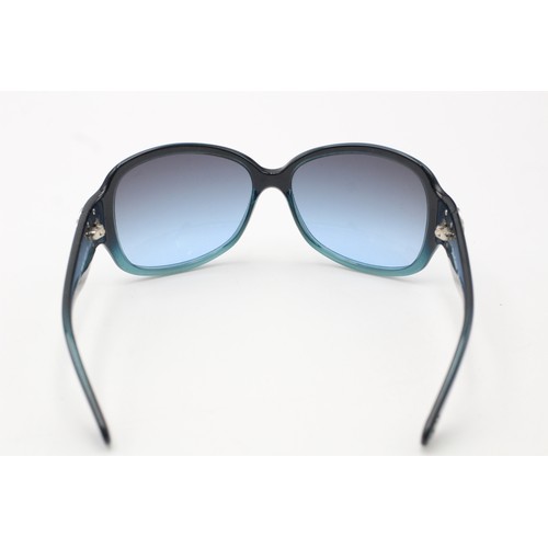 215 - Statement JUICY COUTURE Blue Oversized Sunglasses w/ Original Case