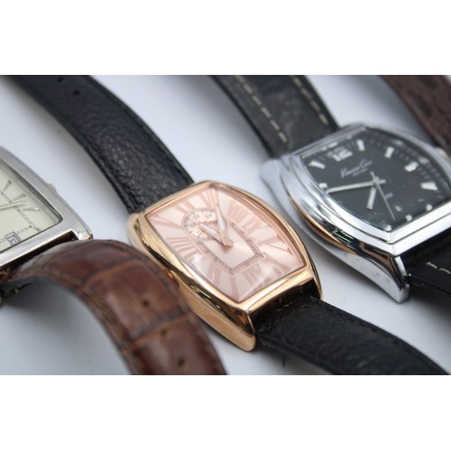 263 - 5 x Gents Quality Dress WRISTWATCHES Quartz WORKING Inc. Seiko Connaisseur Etc