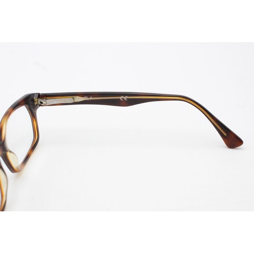 255 - RAY-BAN Tortoiseshell Effect Rectangular Framed SPECTACLES Ideal For Frame Use