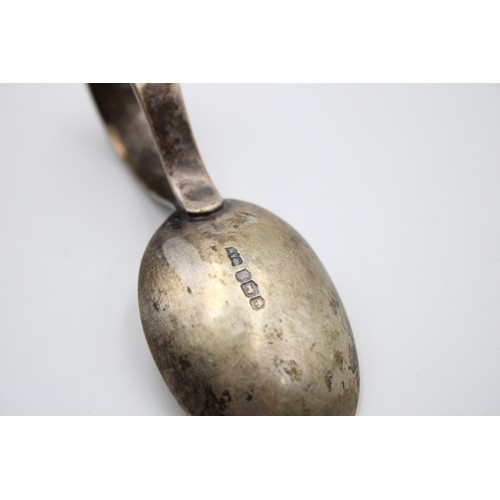99 - 3 x Antique / Vintage CADDY Spoons Inc Shell, Ornate, Sheffield Etc (49g)