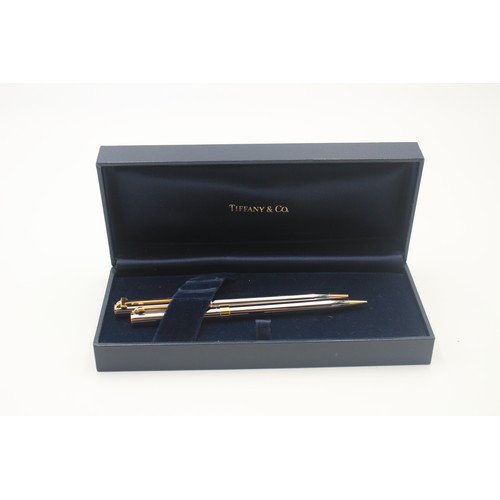22 - TIFFANY & CO. Ballpoint & Pencil Set In Original Box