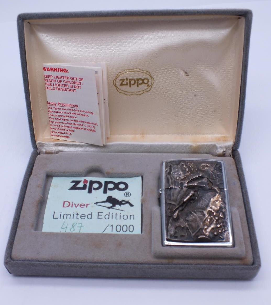 LIMITED EDITION DIVER ZIPPO 487/1000 - D 02