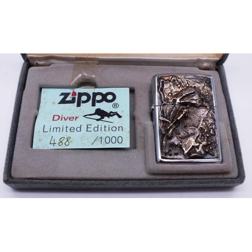 87 - LIMITED EDITION DIVER ZIPPO 488/1000 - C 02