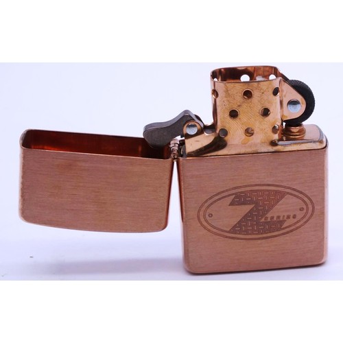 96 - SOLID COPPER ZIPPO - 2002 Z-SERIES COPPER PROJECT