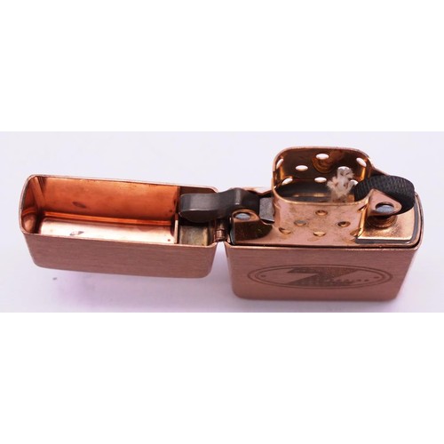96 - SOLID COPPER ZIPPO - 2002 Z-SERIES COPPER PROJECT
