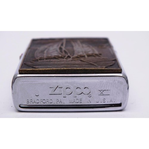 70 - THREE ZIPPOS;
BMX MIX IT - A XVI
CHROME AND BRASS SHIP- Z XII
CHROME AND BRASS CYSLIST- Z XII
