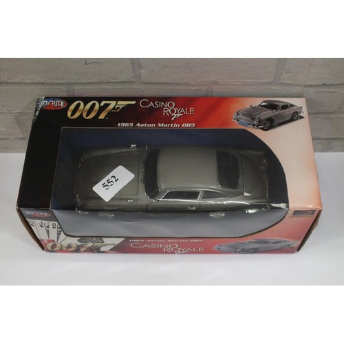 552 - JOYRIDE 18 SCALE ASTON MARTIN 007 DB5 - UNOPENED