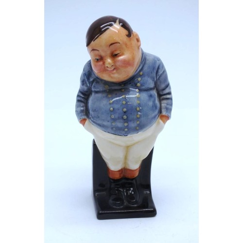 567 - VERY EARLY ROYAL DOULTON DICKENS COLLECTION FAT BOY FIGURE 10cm C1920