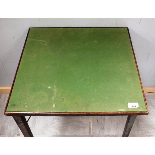 598 - FOLDING CARD TABLE