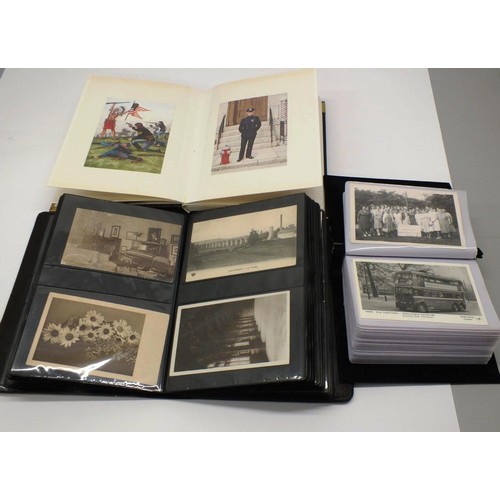 358 - THREE ALBUMS OF POSTCARDS AND PHOTOGRAPHS