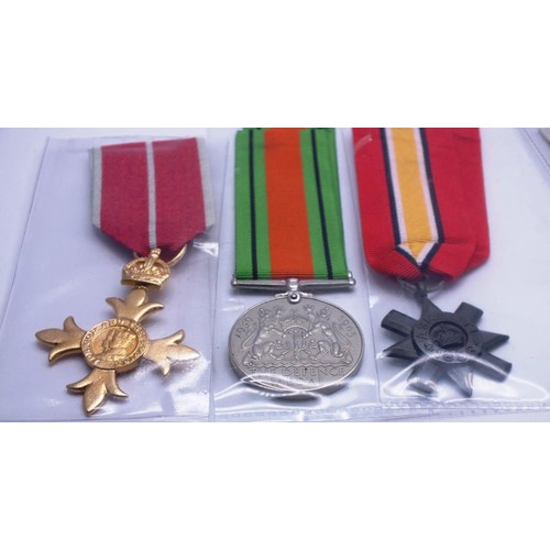 303 - TEN FULL SIZE REPLICA/COPY MEDALS