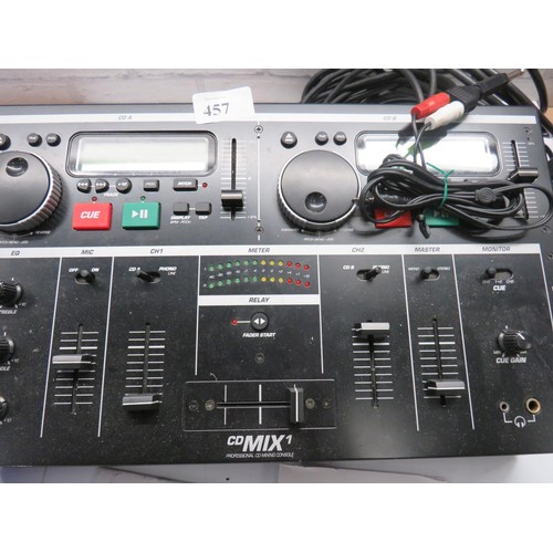 457 - NUMARK CD MIX 1 MIXING CONSOLE