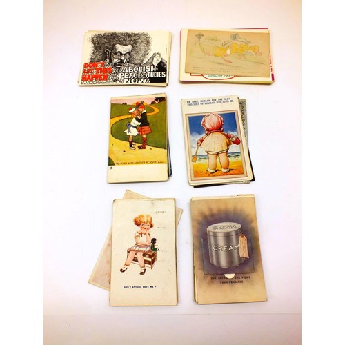 328 - COLLECTION OF COMIC POSTCARDS