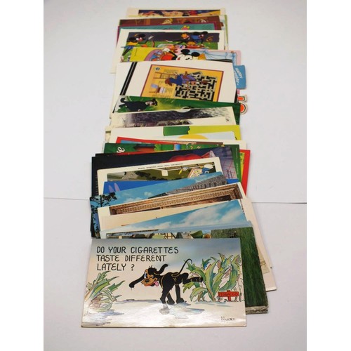 329 - COLLECTION OF CARTOON POSTCARDS