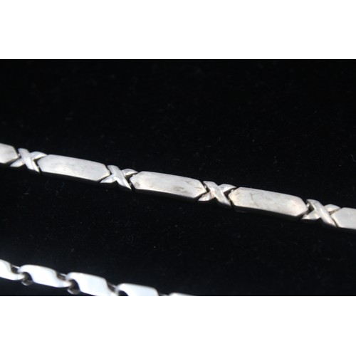 183 - 2 x.925 Sterling Silver Bracelets Inc. Simplistic, Modernist (25g)