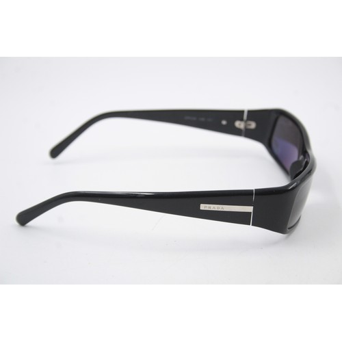 184 - Statement Unisex PRADA 00's Style Black Rectangular SUNGLASSES