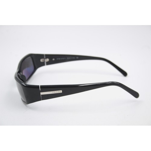 184 - Statement Unisex PRADA 00's Style Black Rectangular SUNGLASSES