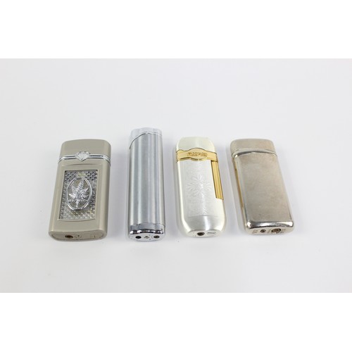 218 - 20 x Assorted Cigarette LIGHTERS Inc Vintage, Zippo Style, Advertising, Novelty