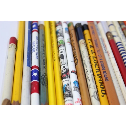 275 - 50 x Assorted Vintage PENCILS Inc Advertising, Royal, Beatrix Potter Etc