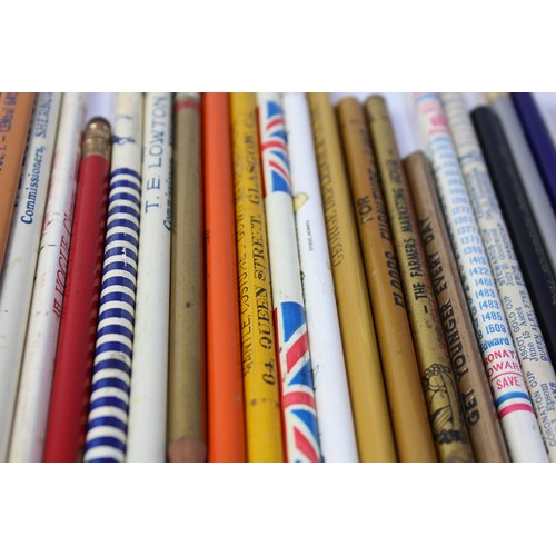 275 - 50 x Assorted Vintage PENCILS Inc Advertising, Royal, Beatrix Potter Etc