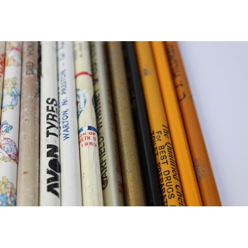 275 - 50 x Assorted Vintage PENCILS Inc Advertising, Royal, Beatrix Potter Etc