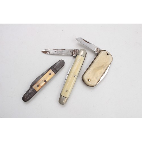 295 - 12 x Assorted POCKET KNIVES / TOOLS Inc Ivory, Multi-Tool, Souvenir Etc