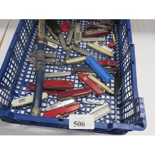 506 - JOBLOT OF PENKNIVES