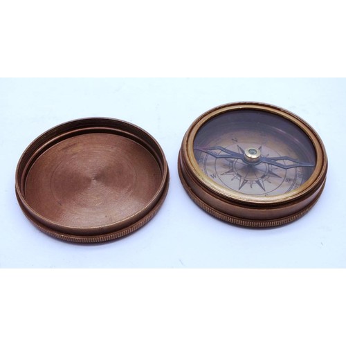 397 - GERMAN BRASS COMPASS