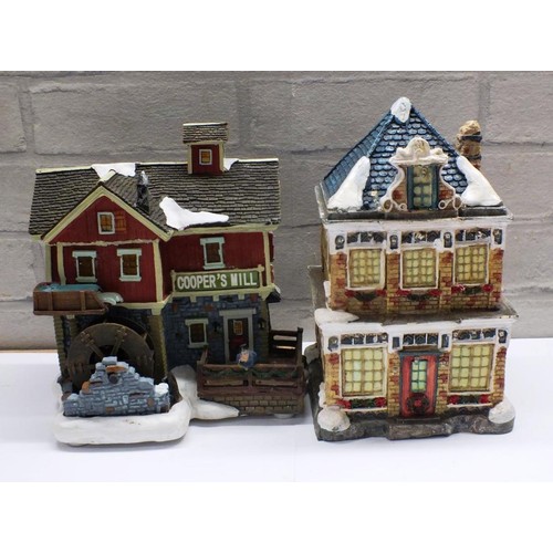 438 - COLLECTION OF CERAMIC BUILDINGS