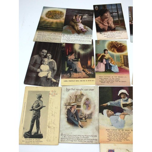 323 - TWENTY WWI POSTCARDS