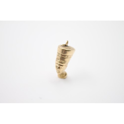 156 - 9ct gold Nefertiti charm (2.3g)