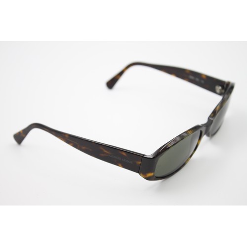 68 - Statement Unisex GIORGIO ARMANI Tortoiseshell Effect Rectangular SUNGLASSES