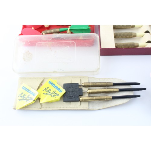170 - 9 x Vintage Throwing DARTS Sets Inc. Unicorn, Kwiz Etc