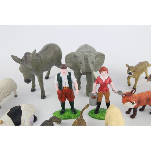 186 - 21 x Assorted Farm & Wild Animal Toys / Figures Inc. Early Learning Centre & AAA