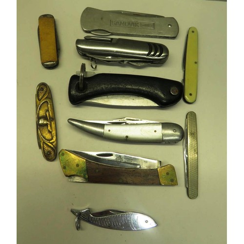 360 - 10 SHEFFIELD POCKET KNIVES