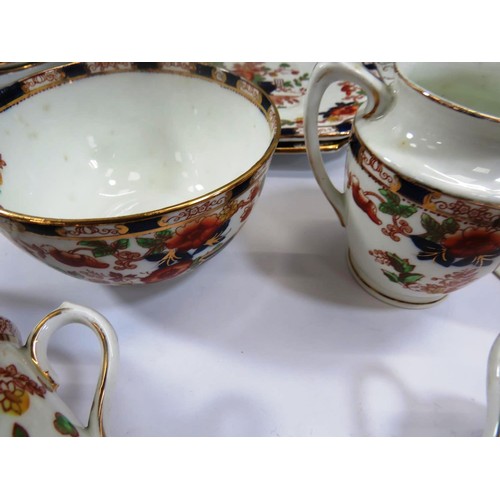 538 - VINTAGE TEASET DORIC CHINA CO. (ROYAL ALBION BURMAN DESIGN, STAFFORDSHIRE POTTERIES