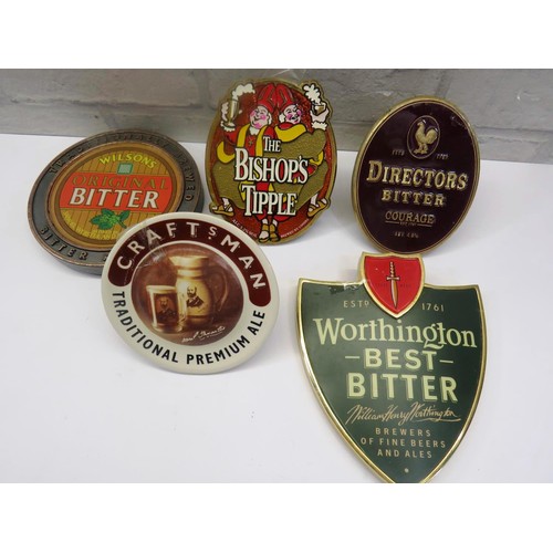 402 - COLLECITON OF BEER PUMP SIGNS