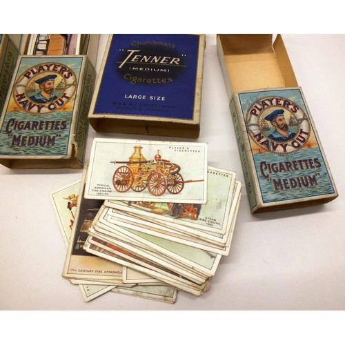 415 - 18 VINTAGE CIGARETTE PACKETS EACH CONTAINING CIGARETTE CARD SETS