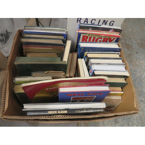 345 - ECLECTIC JOB LOT OF INTERESTING VINTAGE BOOKS - ALL NON FICTION, SPORTS, MILITARY, LOCAL HISTORY, IN... 