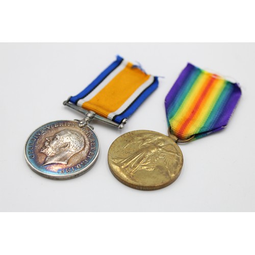 62 - WW1 Medal Pair to 33912 Pte J.M Moss -Lincoln Regiment